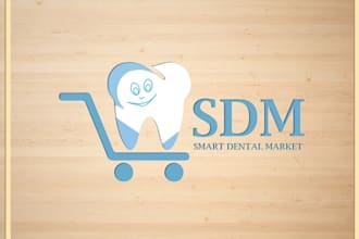 create professional dental logo exclusive high quality