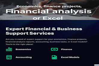 do finance, economics, accounting and business tasks