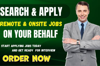 search and apply for remote jobs, onsite jobs or any job application