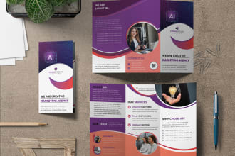 create anytype of brochure, bifold, trifold and pamphlet