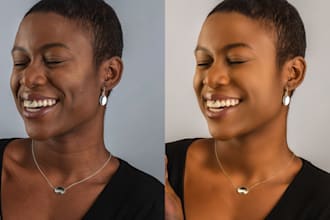 do corporate headshot retouching, portrait photo editing, and image retouching