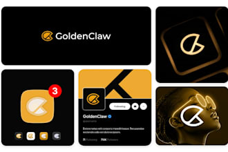 design modern saas logo and brand identity
