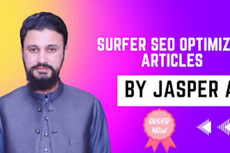 deliver surfer SEO optimized articles using jarvis or jasper ai