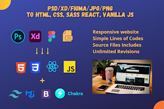 develop frontend using react js or vanilla js