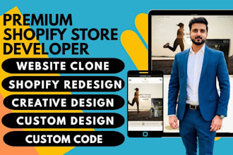 clone shopify store, redesign and duplicate shopify website