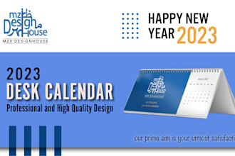 do custom planner, desk and wall calendar