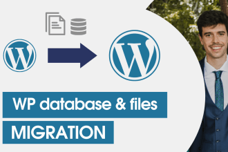 migrate or transfer your wordpress website files and database