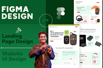 design your landing page, homepage, and website ui design