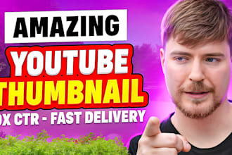 design an attractive youtube thumbnail
