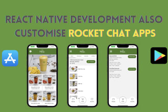 convert your design into react native mobile app