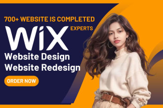 build wix website, wix website design or wix redesign wix business website