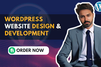 develop modern and responsive wordpress website design