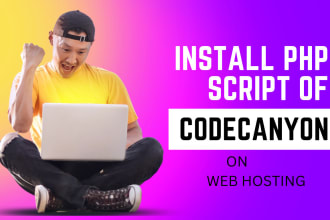 install any PHP script on your hosting or server