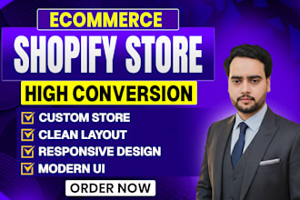 develop shopify ecommerce website