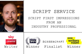 give detailed feedback on the first 3 pages of your script
