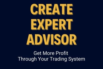 help you create or modify expert advisor for metatrader 4