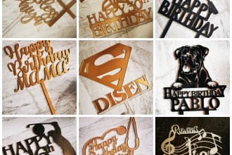 customize and design beautiful cake toppers for any occasion
