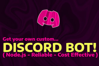 create a custom discord bot that is engaging for your server
