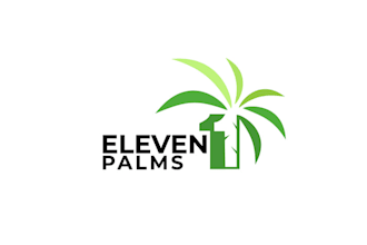 design classic better elegant palm trees and beer logo