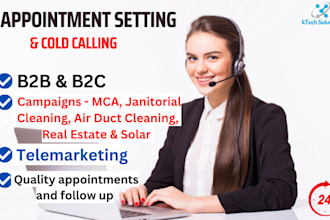 do appointment setting and cold calling