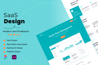 do saas UI UX design saas dashboard uiux and mobile app in figma or xd