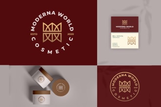 do cosmetic, beauty, fashion, spa and esthetics logo for you