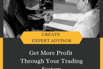 help you create or modify expert advisor for metatrader 5