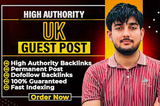 build high quality UK backlinks on high da UK SEO websites