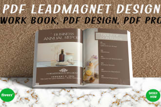 design lead magnet workbook ebook, worksheet and more