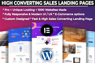 build a professional wordpress landing page or squeeze page