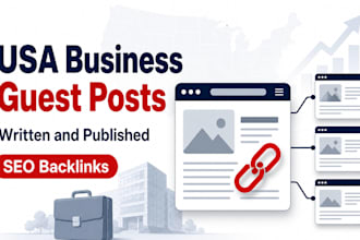 write and publish USA business guest posts with SEO backlinks