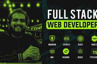 develop full stack web apps using reactjs nextjs nodejs mongodb or postgresql