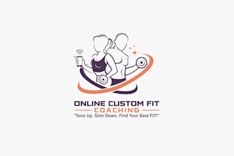 design outstanding physical fitness, gym logo