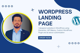 create landing page with elementor pro