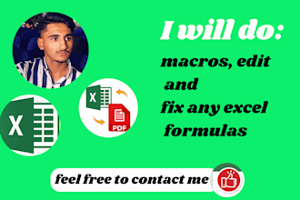 create, edit and format any excel spreadsheet