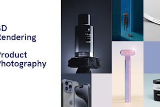 do 3d photo realistic product rendering
