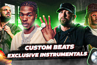 be your music producer for trap and rap beats