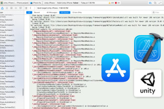 fix all kinds of unity xcode build errors and upload them to appstore