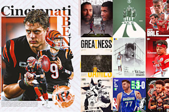 design world cup sports graphic, matchday or player and team performance poster