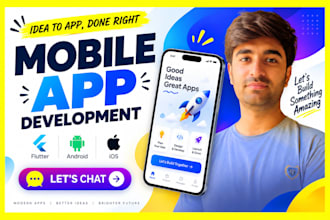 do mobile app development android ios app, building mobile app flutter developer