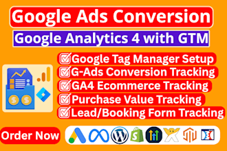 setup google ads conversion tracking for shopify