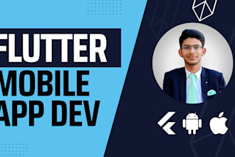 develop android and ios app with flutter and firebase