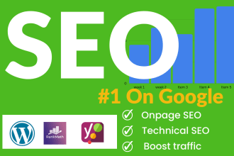 optimize onpage SEO on wordpress website wix, shopify, squarespace
