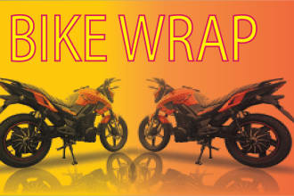 design professional bike wrap, vinyl and bike decals