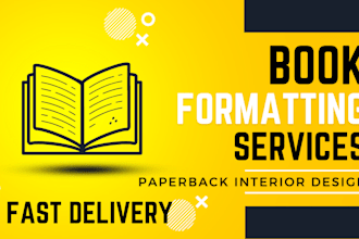do professional book interior design