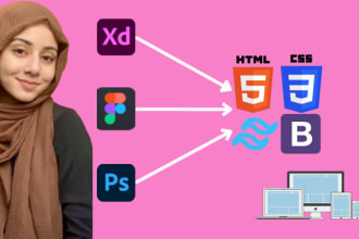 convert figma design to HTML CSS