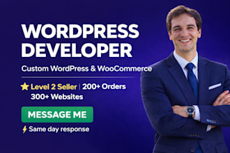 advance wordpres developer,expert wordpress designer,custom website development