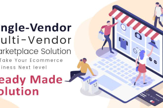 single or multi vendor ecommerce platform shopping store