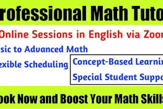be online basic math tutor from elementary to high school