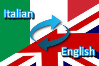 translate english to italian, and italian to english